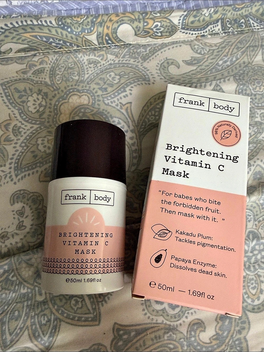 frank body Brightening Vitamin C Mask NWT